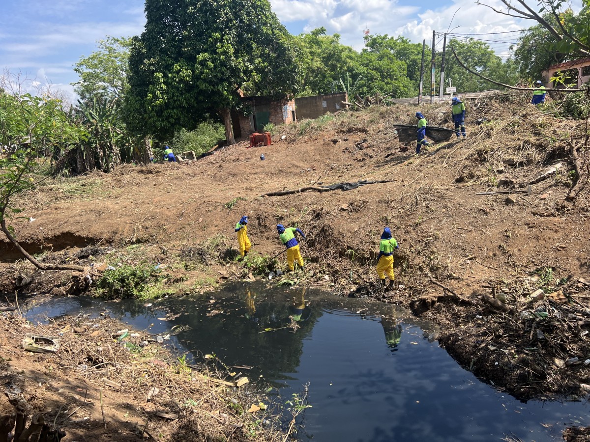  De janeiro a março foram atendidos 930 metros de canais em cada mês