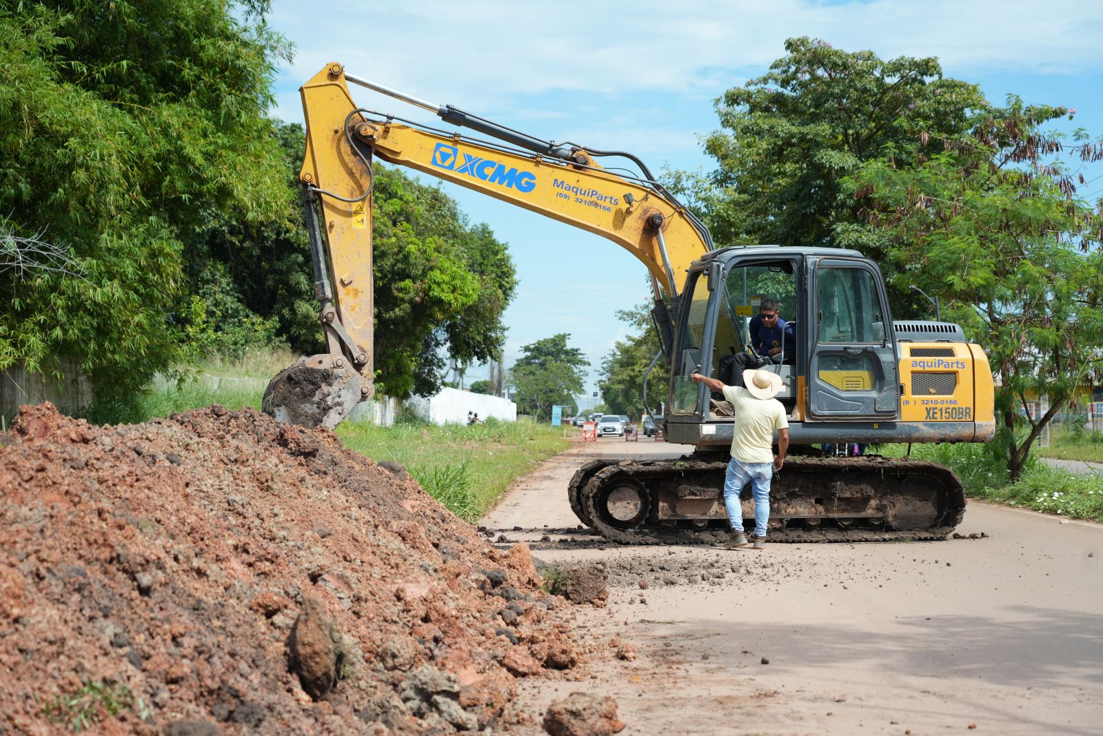 Previsão é que a obra seja concluída em cerca de 20 dias