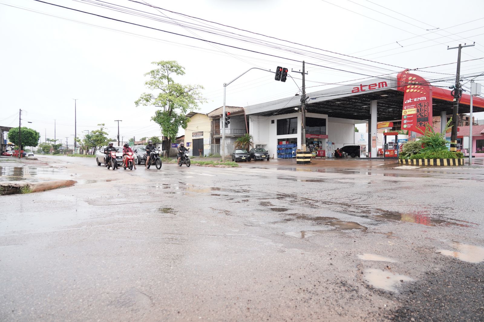 Seinfra realizou uma redistribuição estratégica do fluxo pluvial