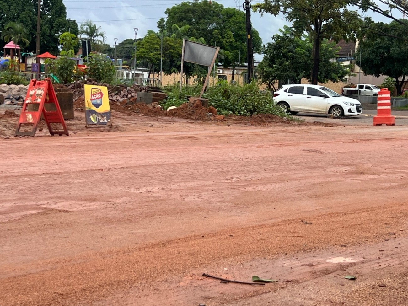 Seinfra realizou recentemente uma obra emergencial na Avenida Calama